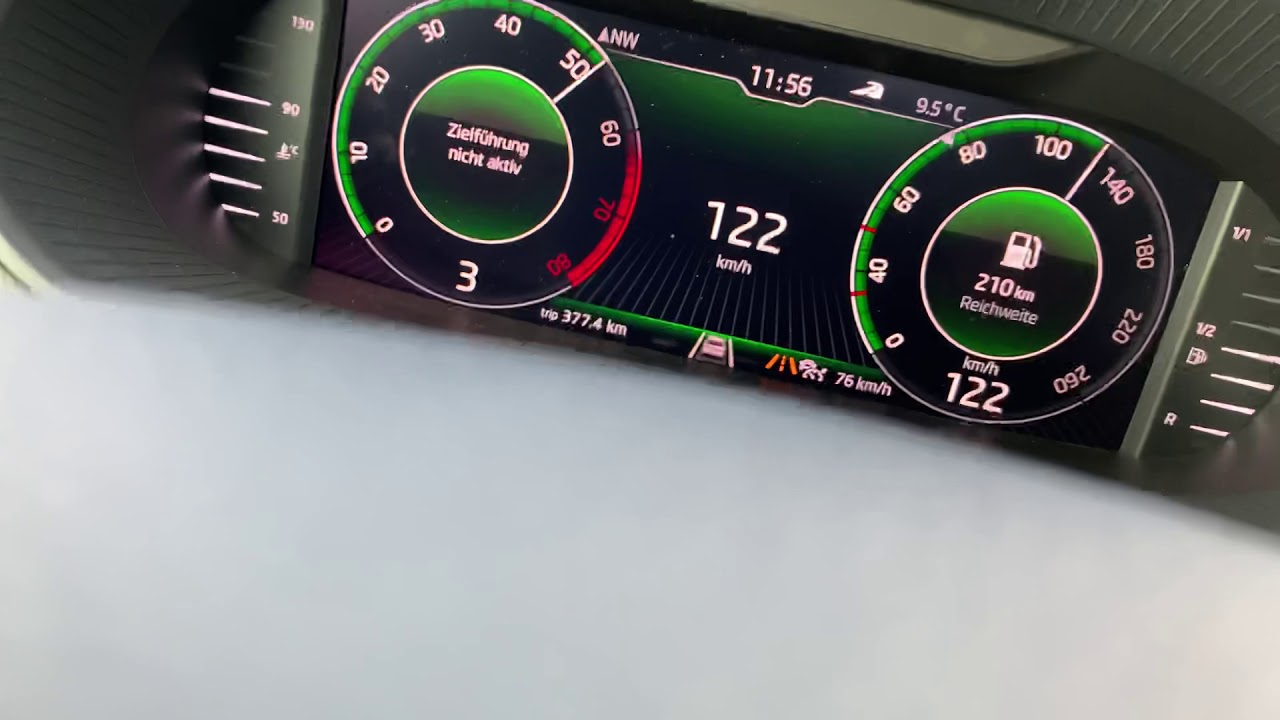 Skoda Octavia RS 245PS VIC acceleration 80-205km/h