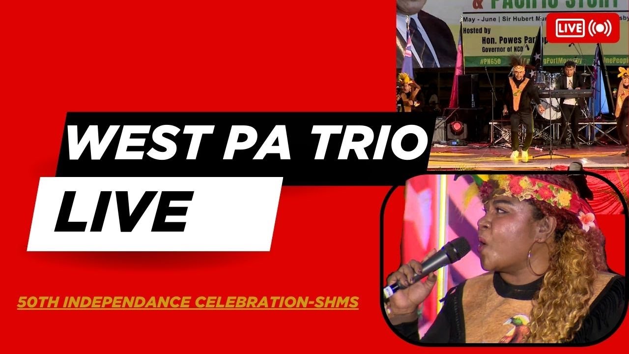 Trio Band of Westpa live at PNG’s 50th Independence Celebrations 🇵🇬🔥