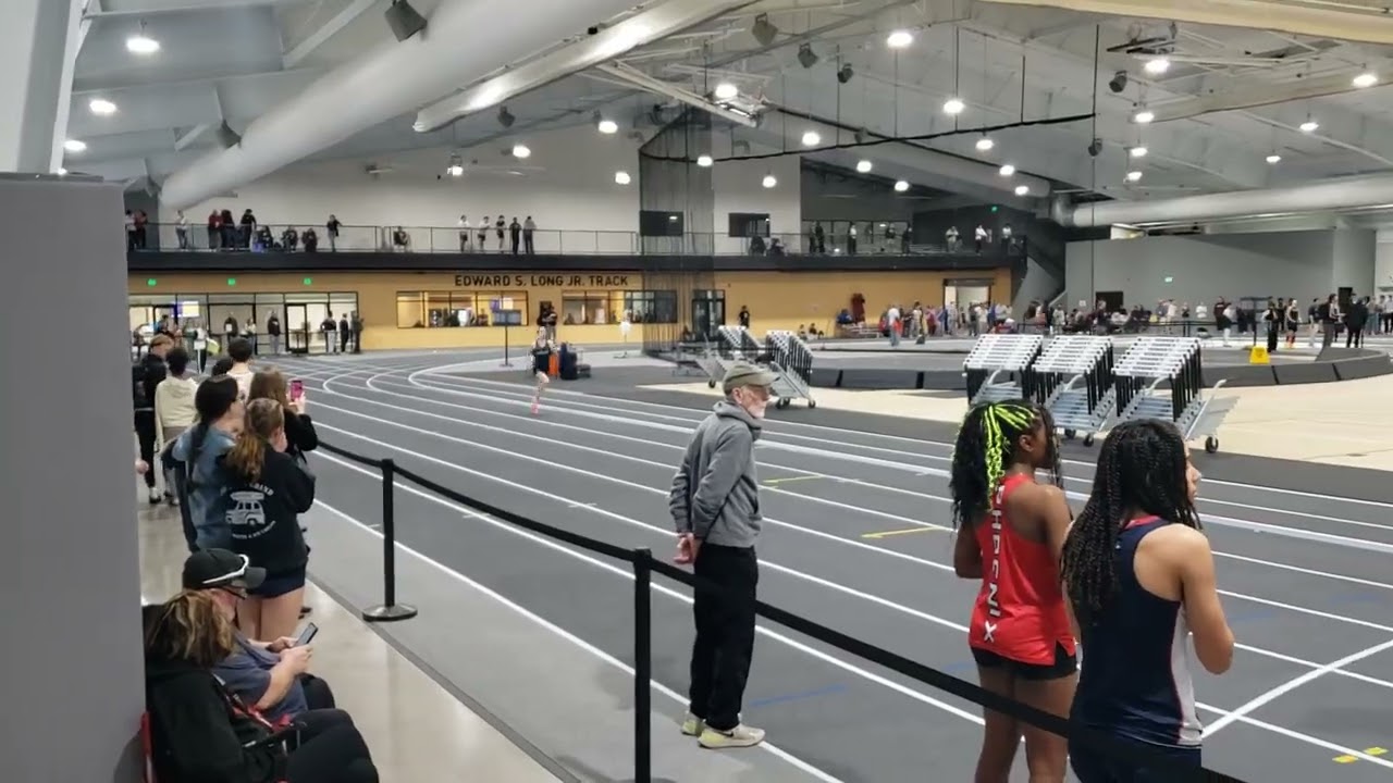 Region 4D Indoor Track and Field Championship. James Wood high school. Peyton girls 4x400m