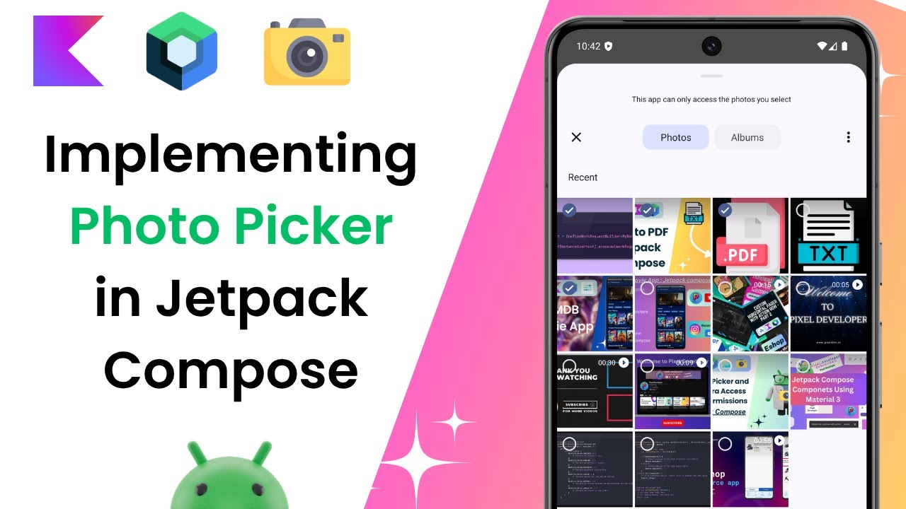 Jetpack Compose Photo Picker Tutorial – Pick Images & Videos Safely | Kotlin Multiplatform | Kotlin