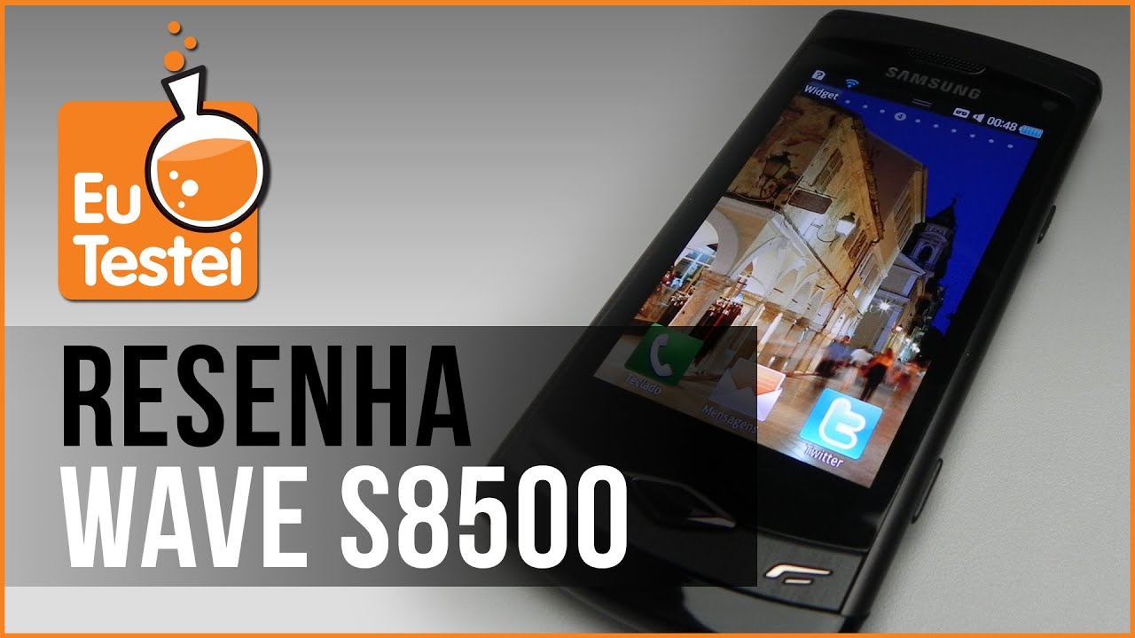 Smartphone Samsung Wave GT-S8500B - Vídeo Resenha EuTestei Brasil