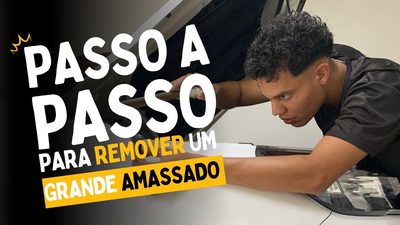 COMO REMOVER UM AMASSADO GRANDE NA PORTA TRASEIRA DO ONIX