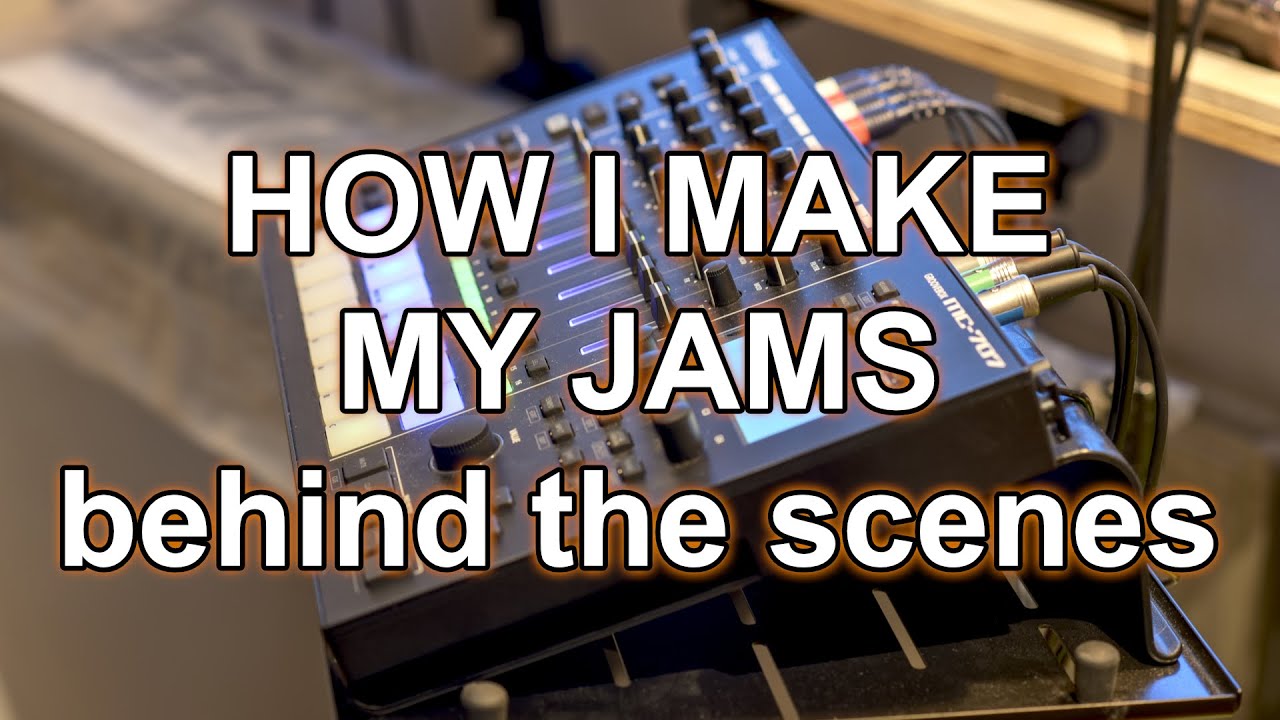 How I make my jams (pt.1) // behind the scenes // Roland MC-707