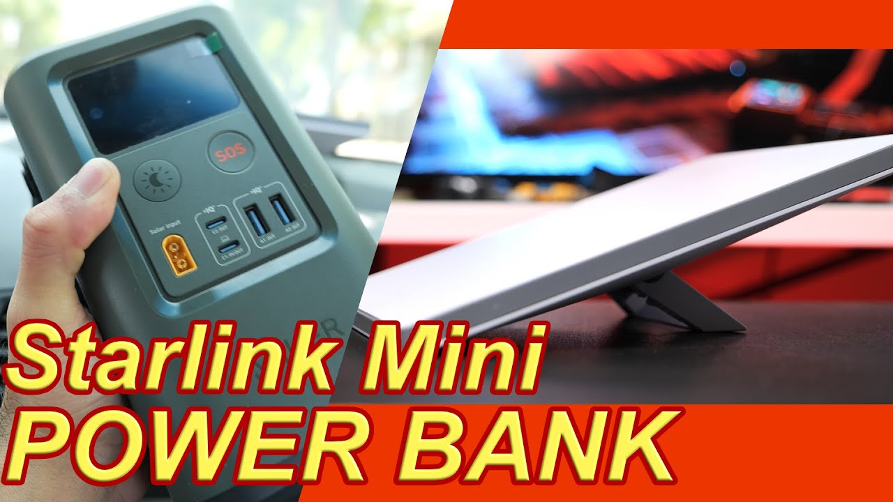 Starlink mini  power bank  y los cables USB-C  Comparación  #starlinkmini #starlinkinternet
