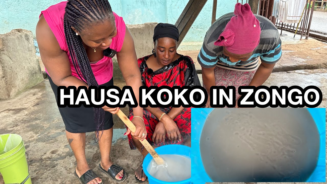 How To Make AUTHENTIC Hausa Koko || Millet Porridge || Millet Koko❤️🇬🇭