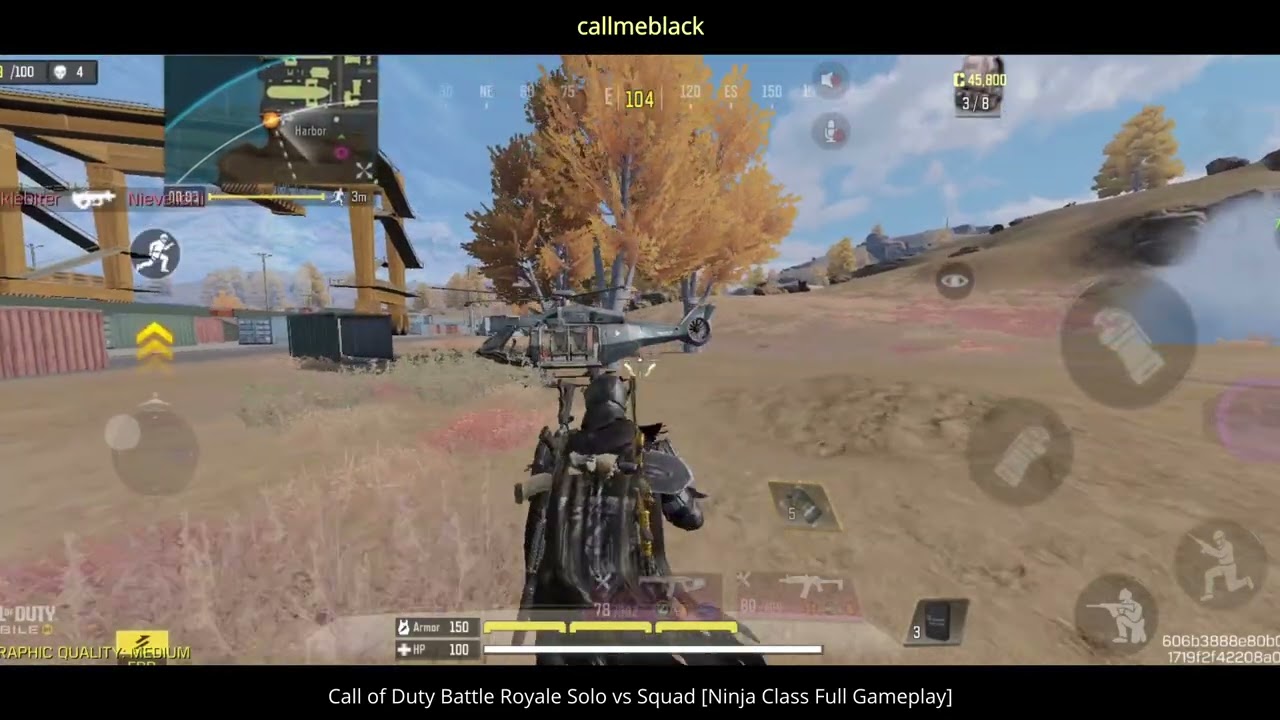 Call of Duty Battle Royale Solo vs Squad [Ninja Class Full Gameplay]