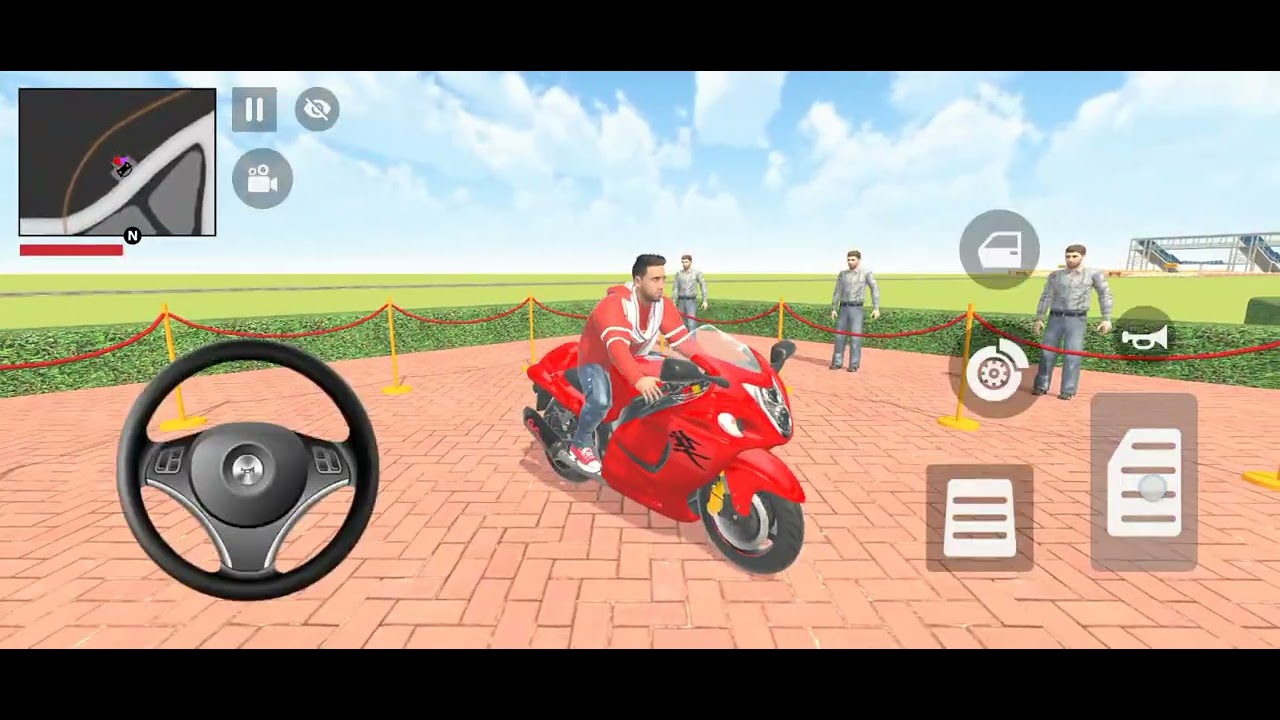 Car bike game*Franklin ordered an Indian Police car and Creta car in the game With auto Rickshaw