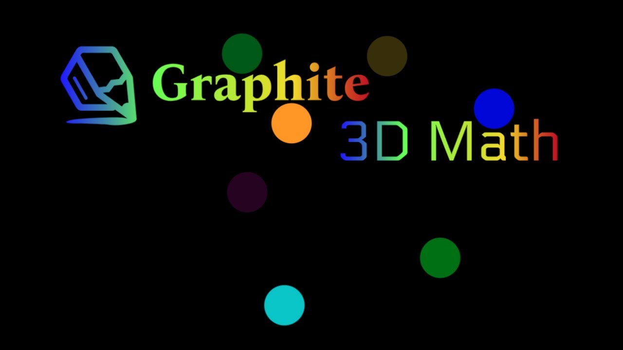 32 Graphite — 3D Math (rotating cube effect)