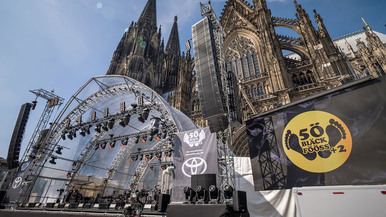 Sprachverständlichkeit und Kölsch: Bläck Fööss mit dBTechnologies auf dem Roncalliplatz Köln