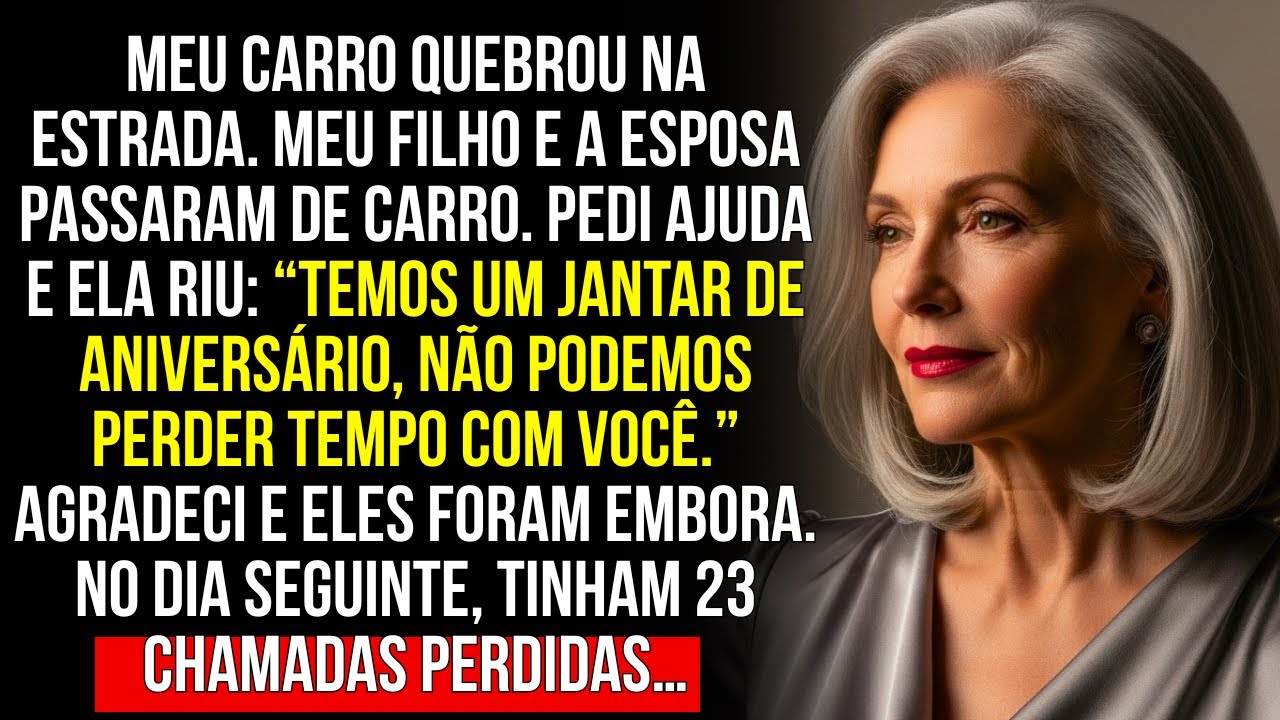 Fiquei presa na estrada — meu filho disse 