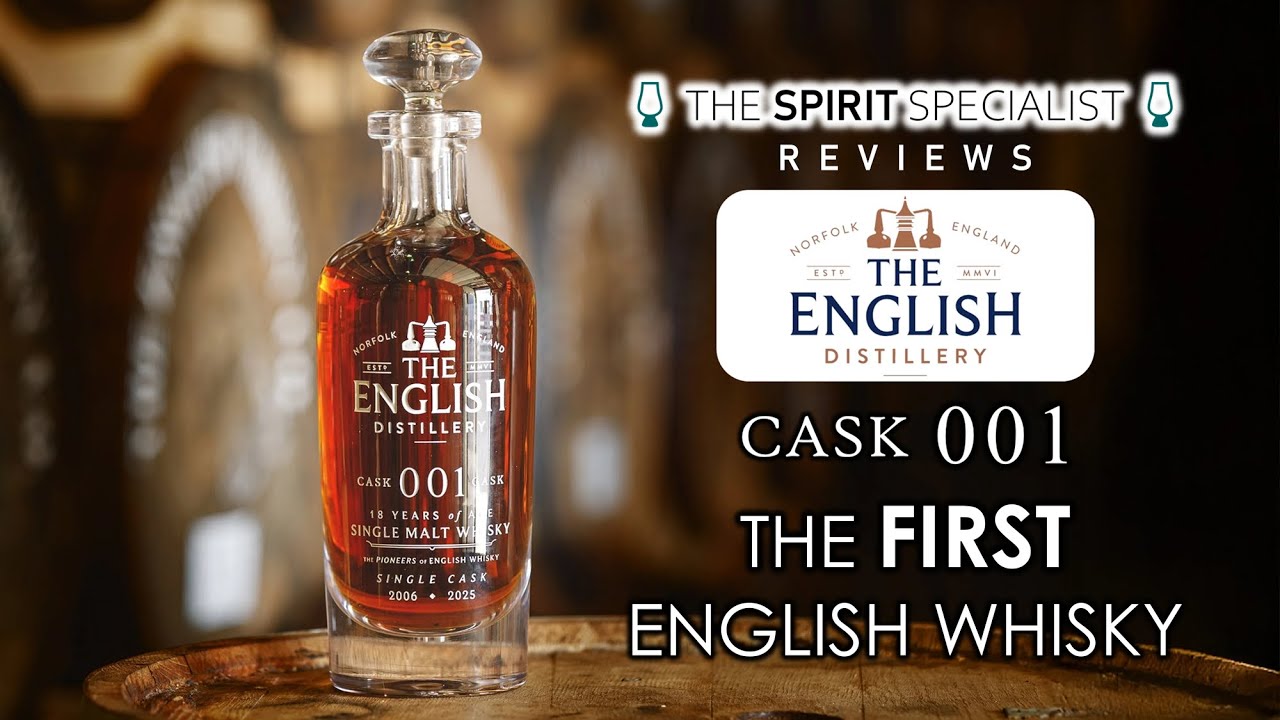 The Spirit Specialist reviews The English Distillery Cask 001 - the FIRST English whisky