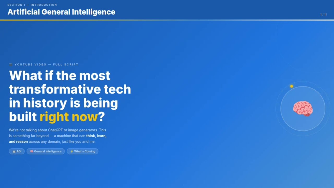 Artificial General Intelligence (AGI): The Most Transformative Technology in Human History