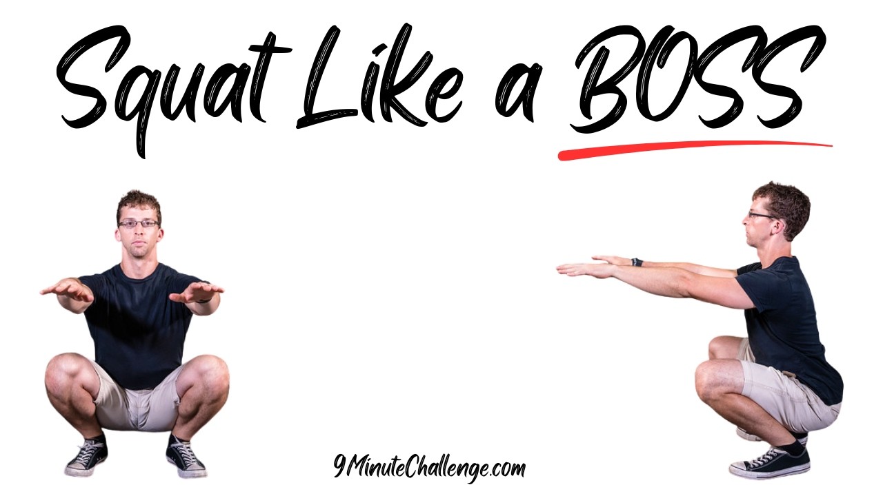 Forge Iron Legs with Bodyweight Squats! | 9MinuteChallenge.com