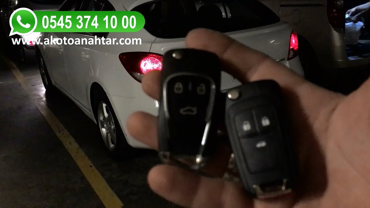 CHEVROLET CRUZE YEDEK ANAHTAR YAPIMI | Çoğaltma Kodlama Kopyalama | AK OTO ANAHTAR