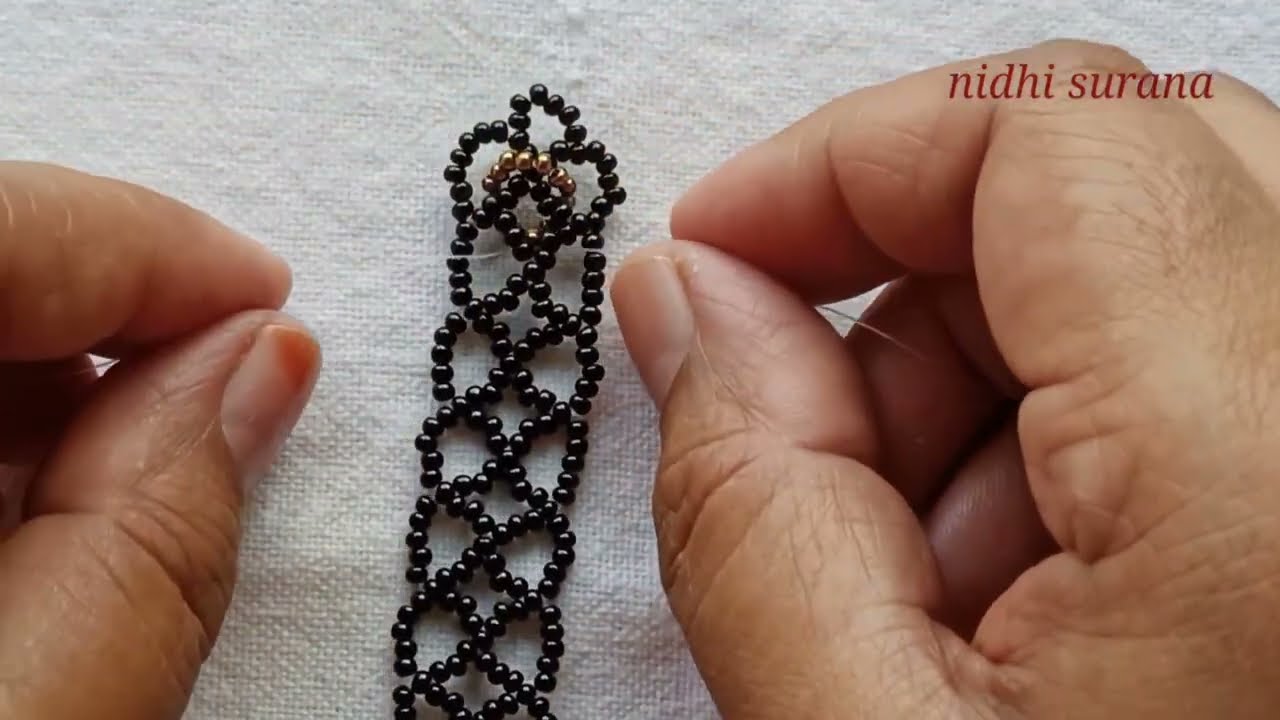 Retro Chic Necklace/Choker/Collar/Bracelet/How to make Beaded Jewellery/Tutorial diy