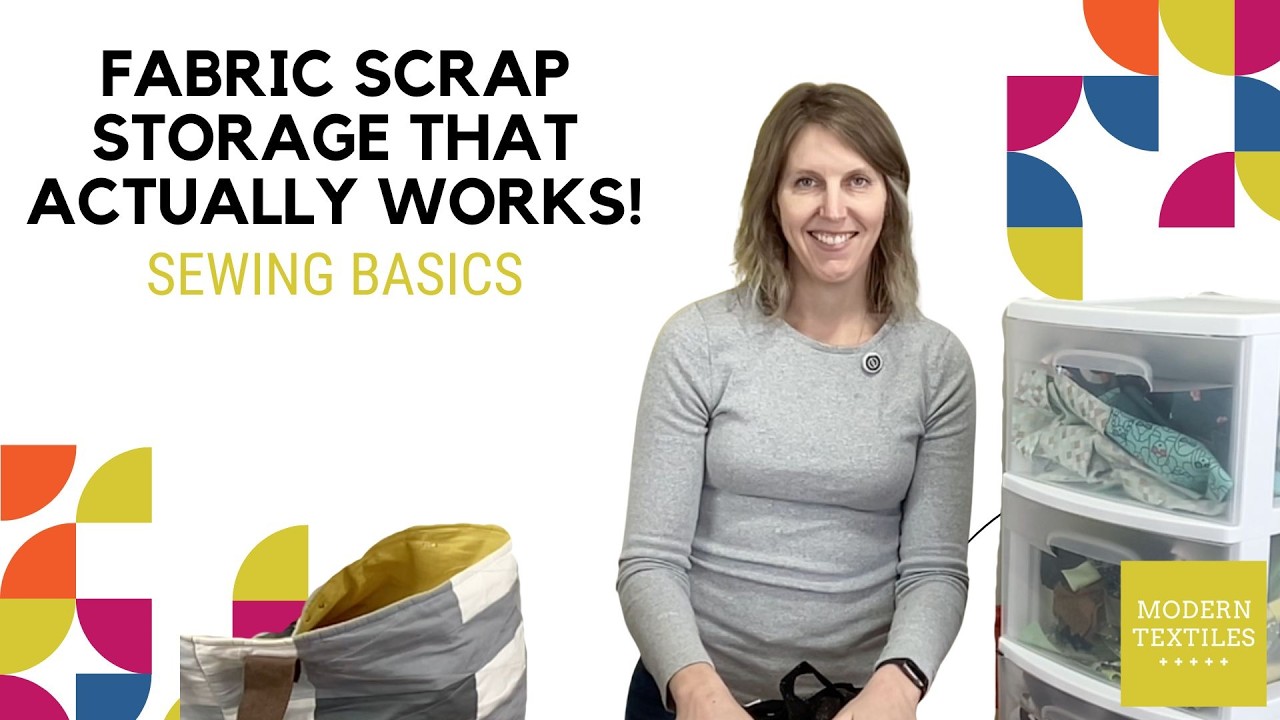 How I Organize Fabric Scraps So They Don’t Take Over My Sewing Room