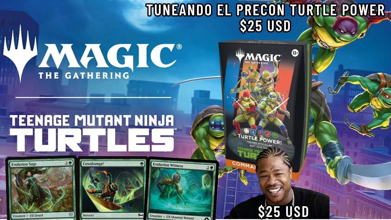 Tuneando/Mejorando el deck Turtle Power ($25 usd)
