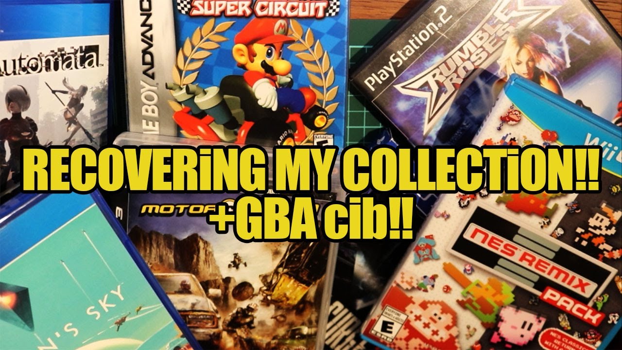 My CIB GBA collection + Recovered Games!!