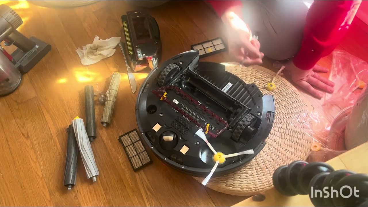 How To: Clean and Replace Parts On Roomba | Wow This Made Such a Huge Difference 