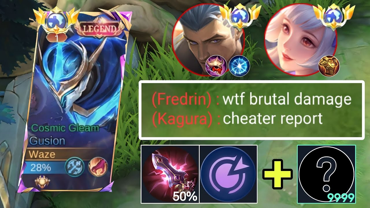 GUSION HIGH DAMAGE ACTIVATED! NEW DAMAGE BUG?? 😱
