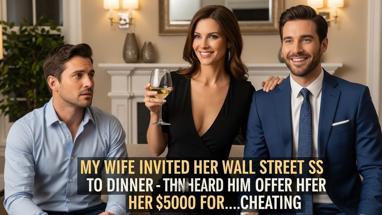 My Wife Invited Her Wall Street Boss to Dinner - Then I Heard Him Offer Her $5,000 For...Cheating2