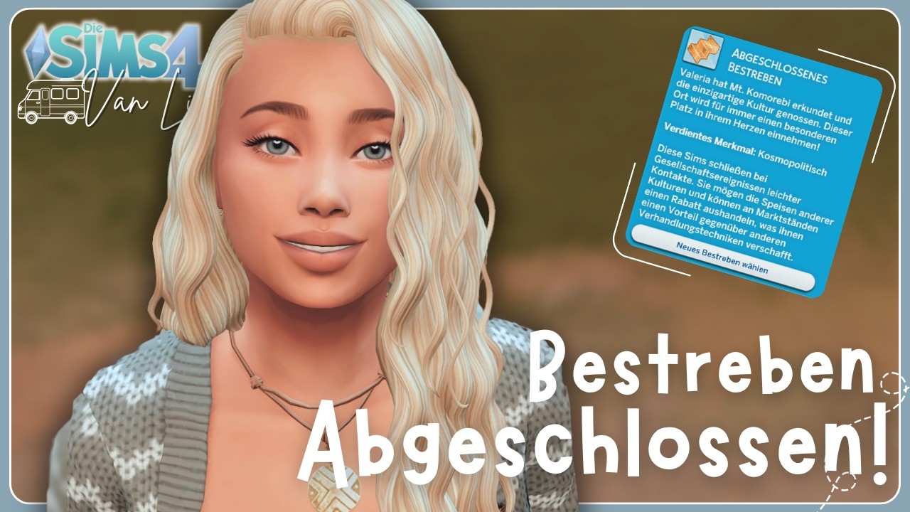 06| Das erste Ziel ist GESCHAFFT!😍| Sims 4 Van Life Let's Play | Loonie