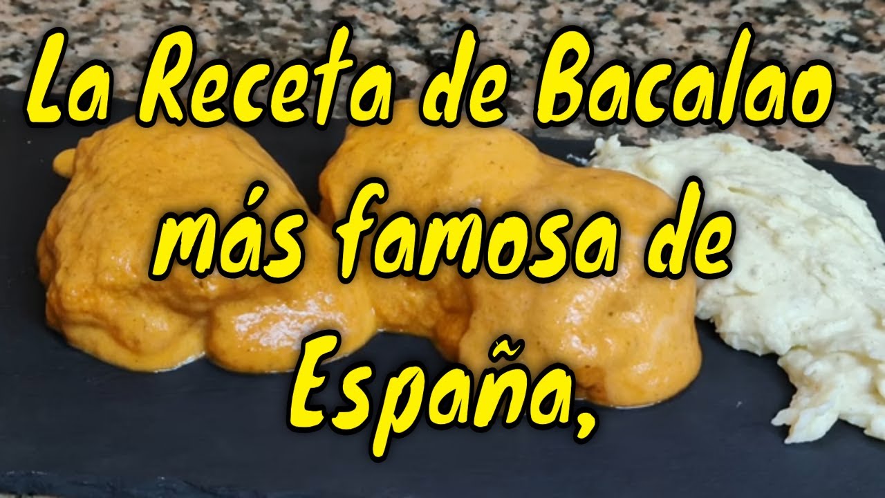 La Receta de Bacalao más famosa de España, ¡todo el mundo quiere probarlo! ¡parece de otro planeta!.
