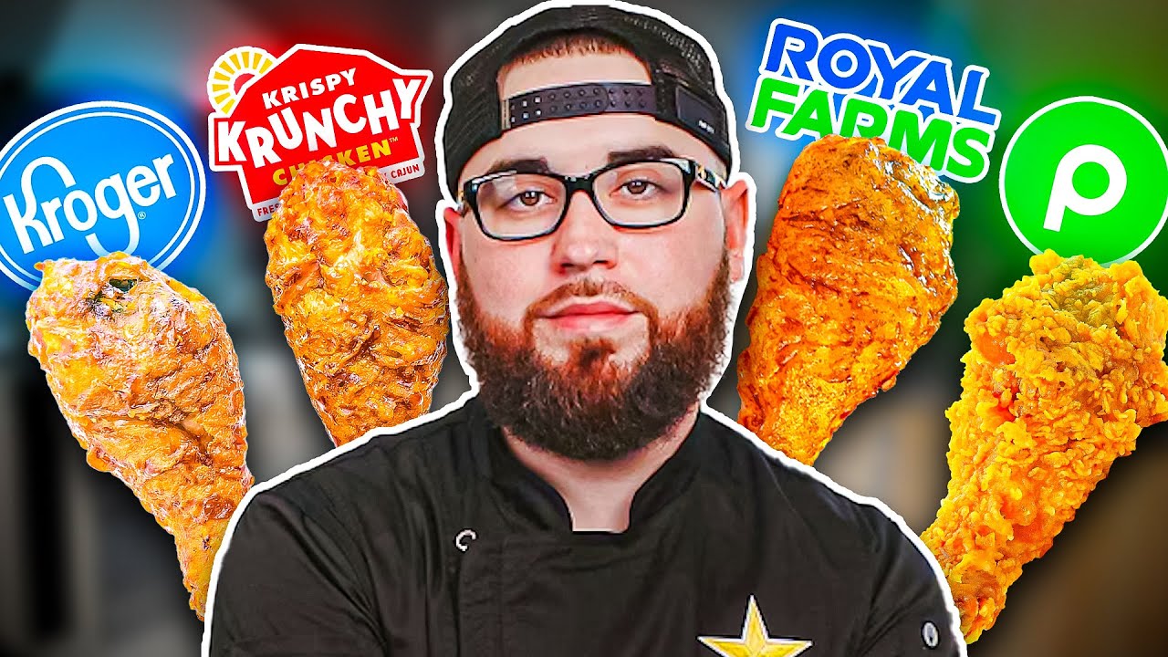 Trying Every Grocery Store FRIED CHICKEN
