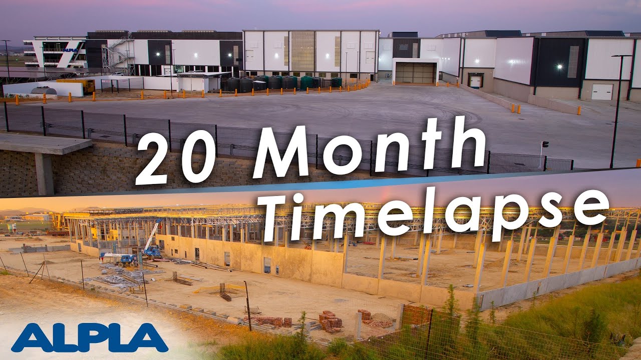Griffin - ALPLA Production Plant, Lanseria | 20 Month Construction Timelapse