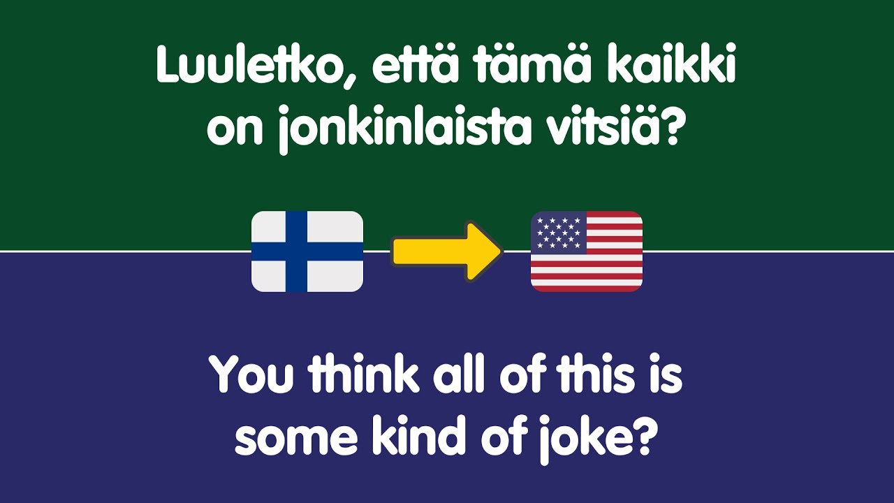Aloita heti englannin peruskeskustelulauseiden opiskelu
