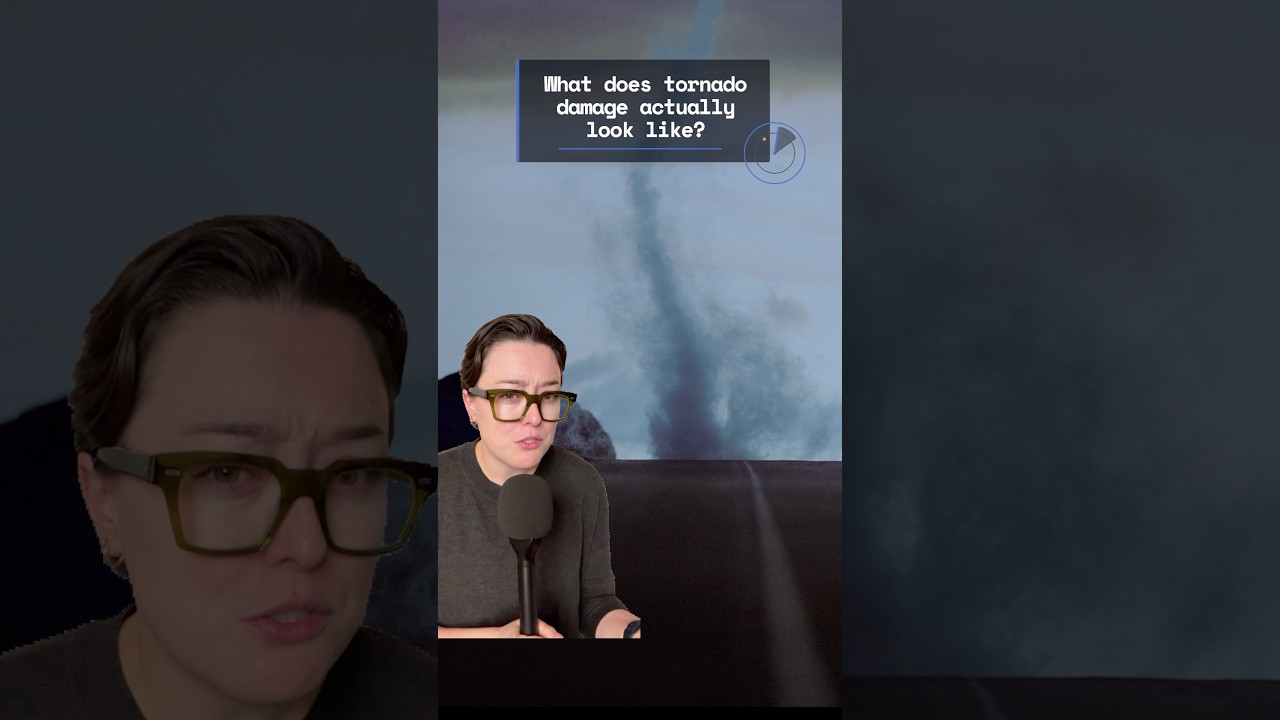 What does tornado damage ACTUALLY look like? 👀🌪️