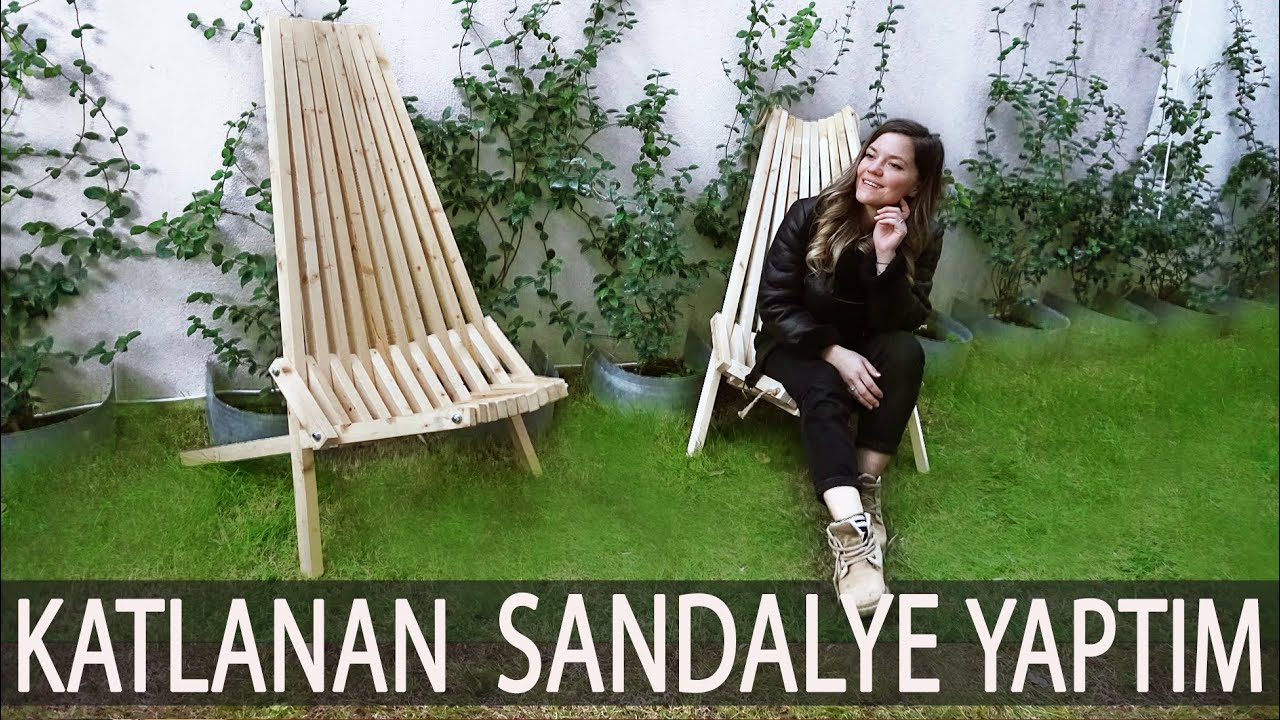 KATLANAN AHŞAP SANDALYE YAPTIM / VİDASIZ / ARTIK VAR MI ÖTESİ :) Making the chair