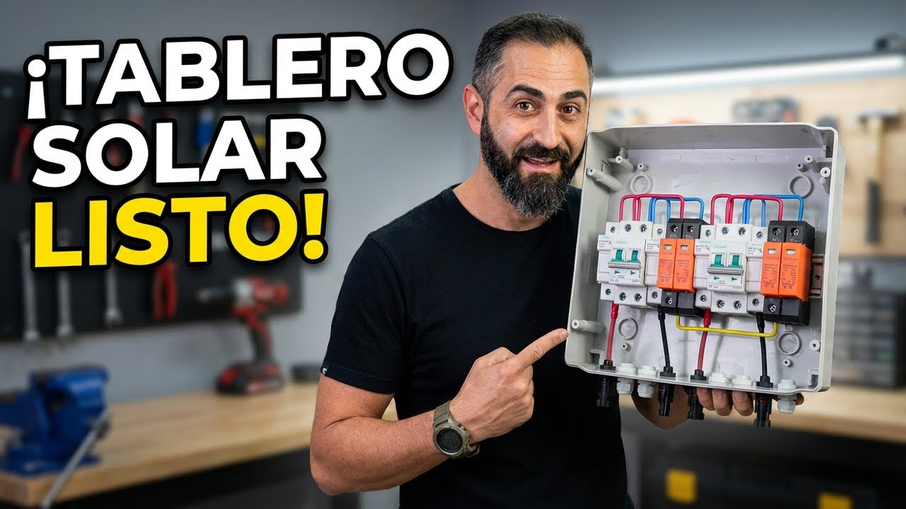 Cómo armar un tablero fotovoltaico DC, como un experimento