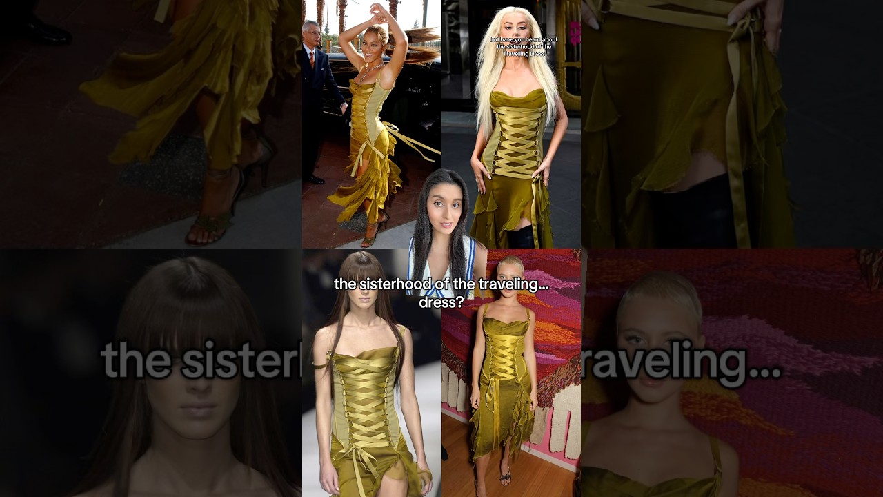 which celebrity wore the versace FW03 dress best?