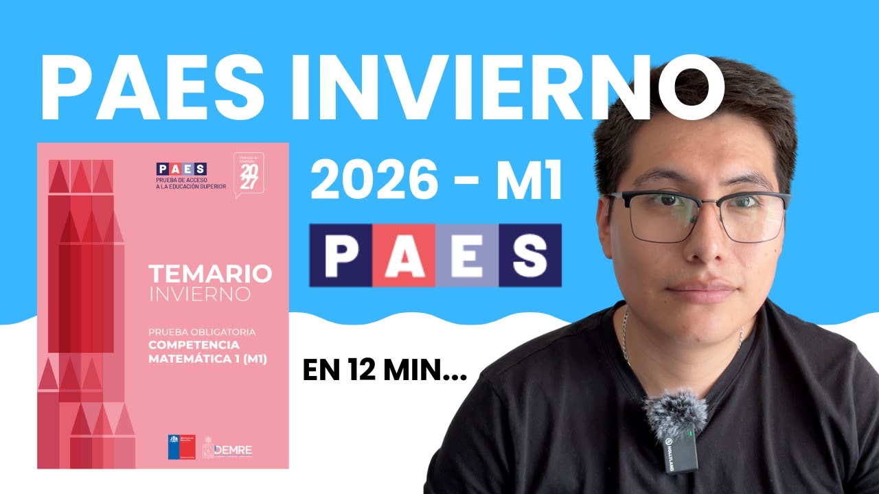Temario PAES Invierno 2026