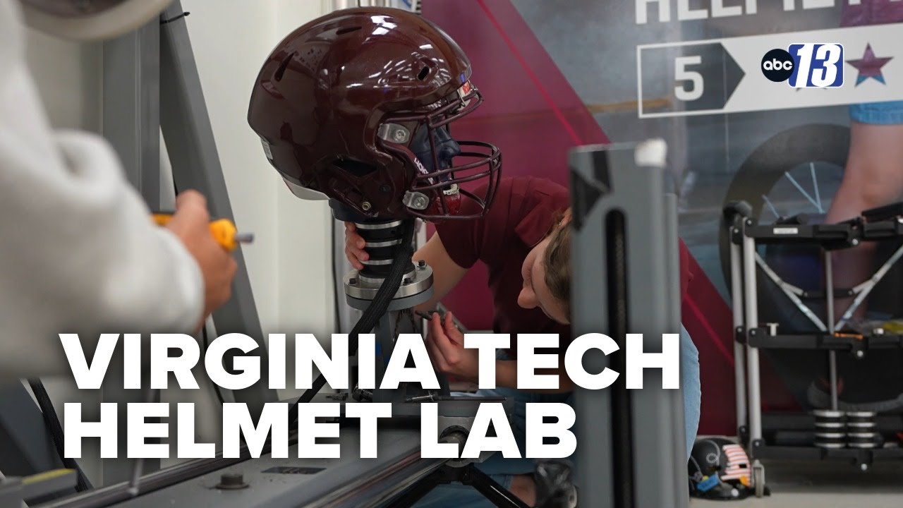 Behind the scenes at Virginia Tech's Helmet Lab, internationally recognized helmet testing hub