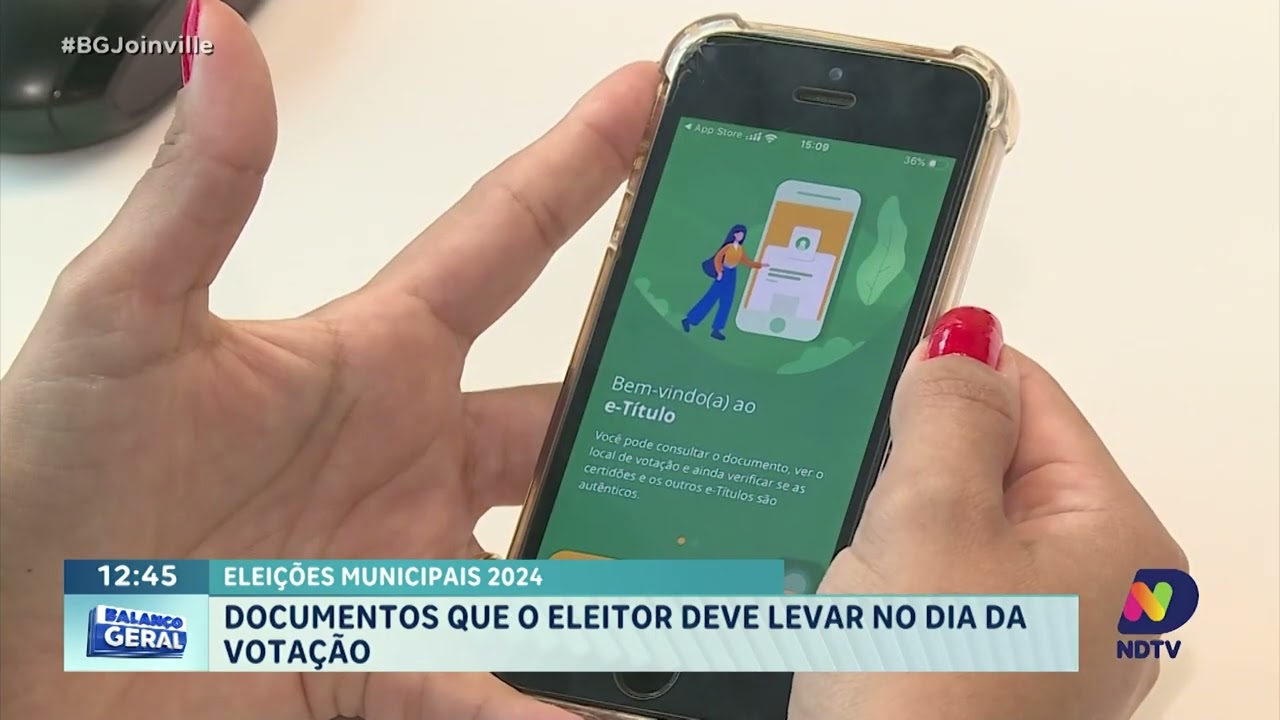 Elei&ccedil;&otilde;es 2024: documentos que o eleitor deve levar no dia da vota&ccedil;&atilde;o