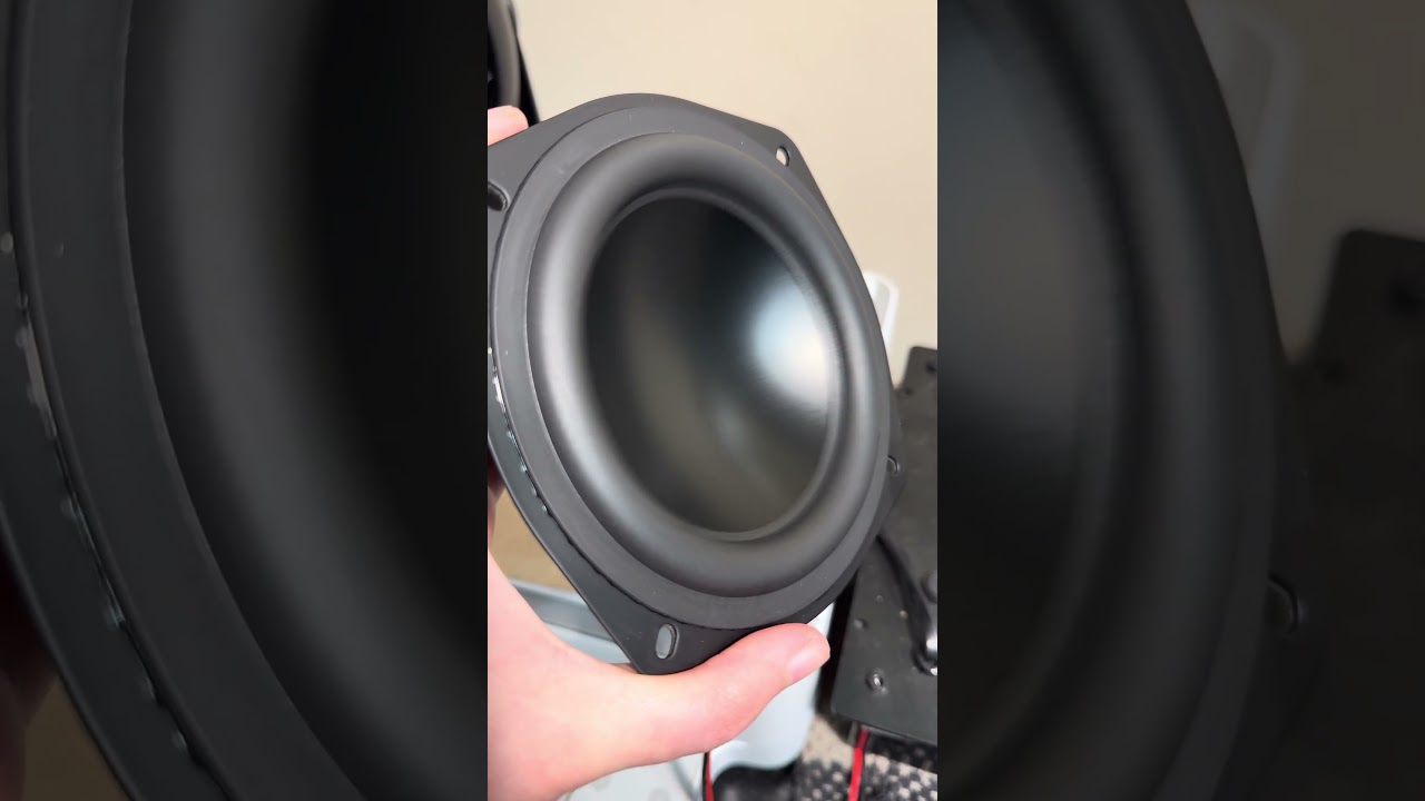 Massive Dayton 5.25&rdquo; Mini Woofer Excursion #subwoofer #bass #bassboosted #audio #content #ytshorts