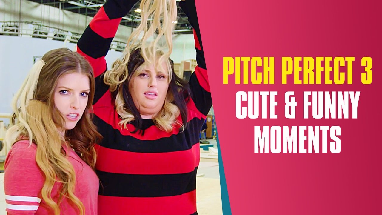 Anna Kendrick Hates Singing The Sign | Pitch Perfect 3 Cast Cute & Funny Moments On The Set