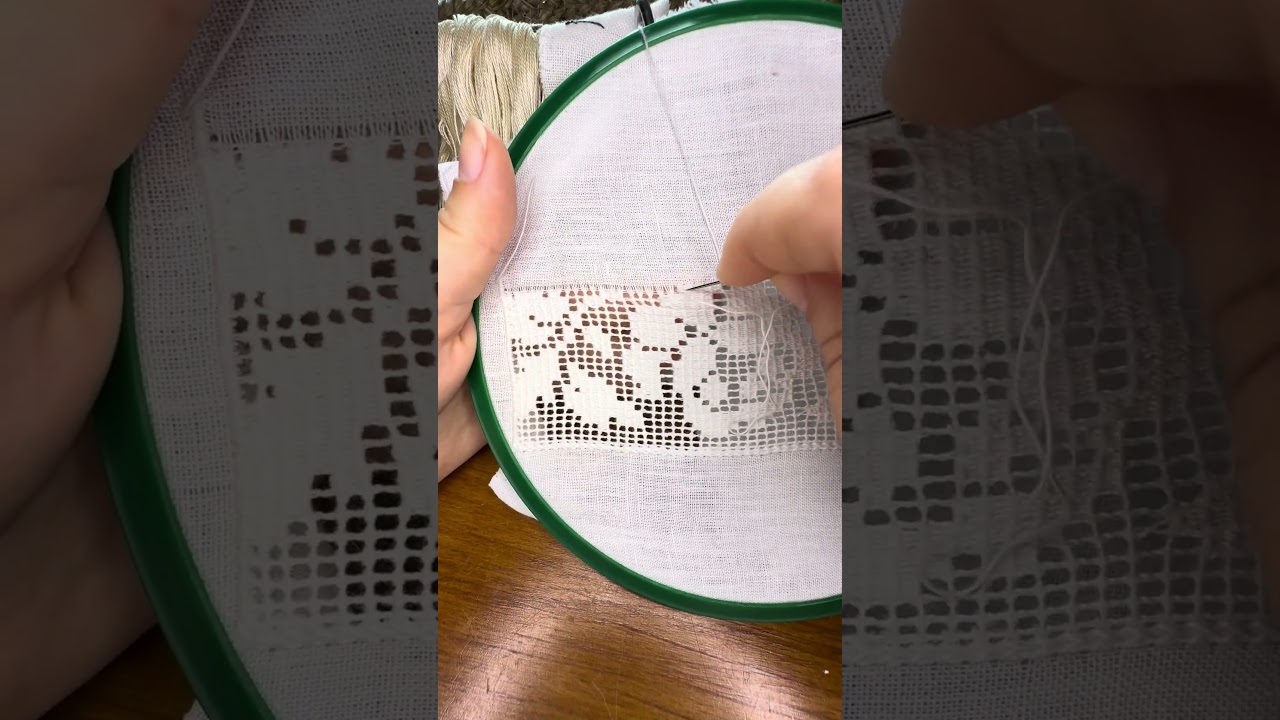 Мережка з настилом і прутиком через чисницю #embroidery #lace #мережка #україна #tutorial #handmade