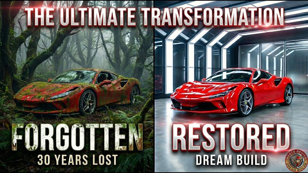 I Found A RARE Ferrari F8 Hidden In The Forest For 30 Years... (Restoration)