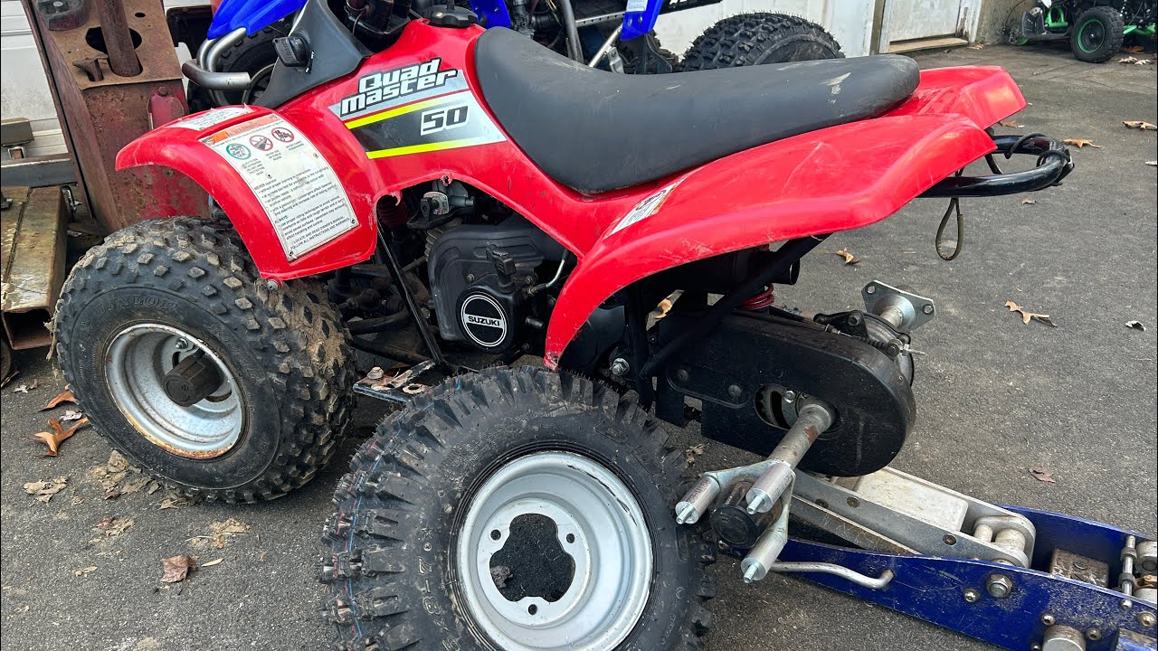 Quad master 50 diy wheel spacers and floor boards