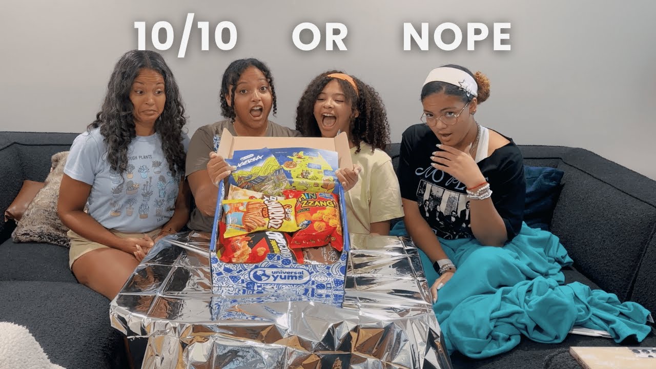 we tried Korean snacks for the first time...and my family could NOT stay calm