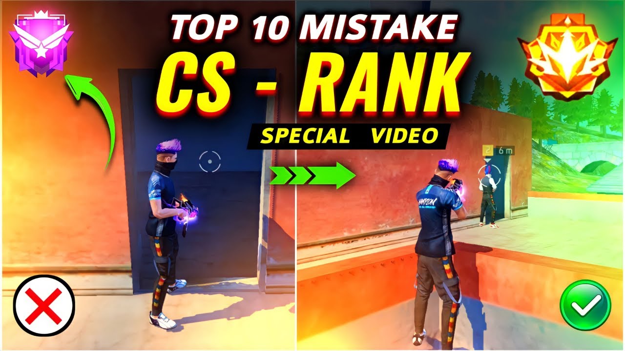 CS Rank Mistakes - CS Rank Tips and Tricks | Win Every CS Rank | CS rank Glitch 2024