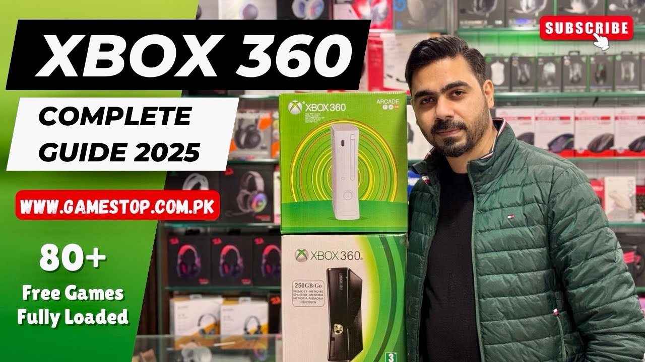 Xbox 360 in 2025: Ultimate Buyer&rsquo;s Guide by GameStop Pakistan | 80+ Free Games | Fully Loaded