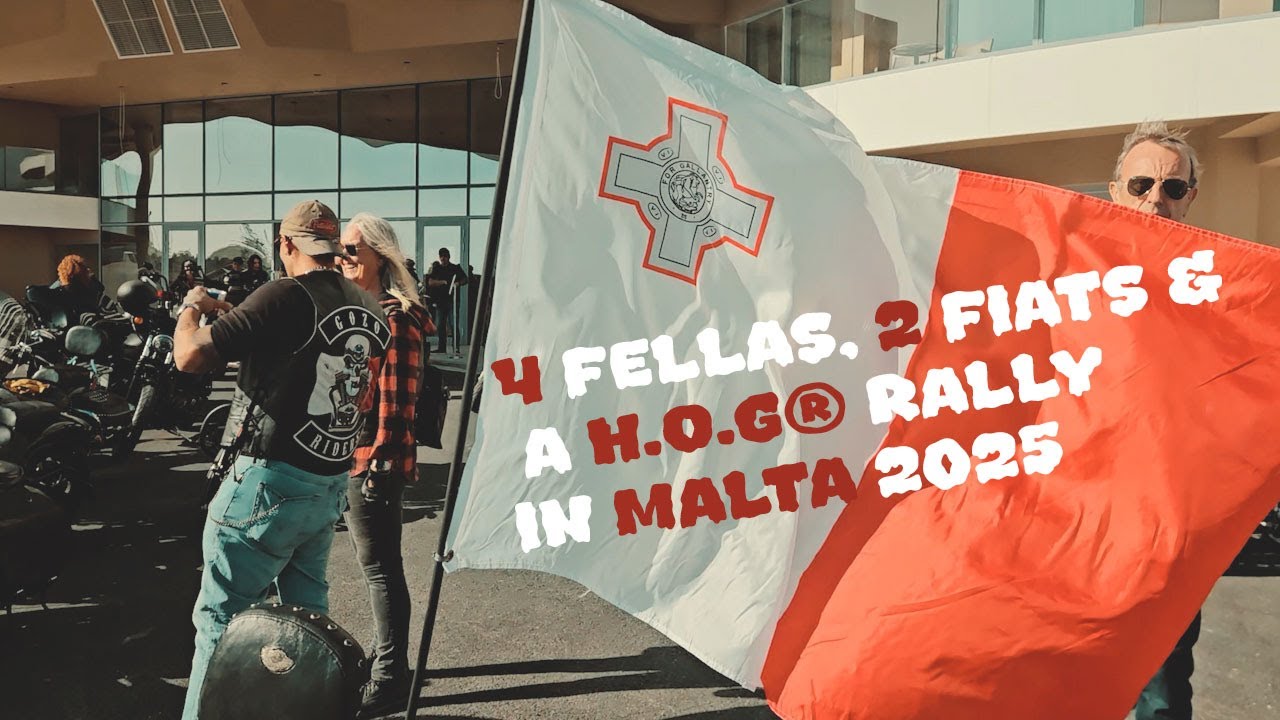 Четыре парня, два Fiat и ралли H.O.G® на Мальте в 2025 году