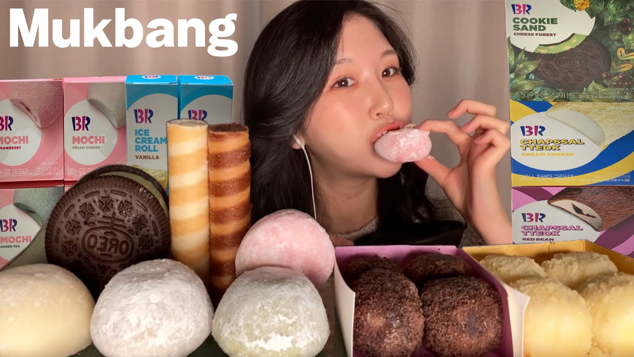 🍧ASMR МОРОЖЕНОЕ🍨 Оrео, Моти, Закуска, Клейкий рисовый пирог Mukbang✨ DESSERT EATING SOUNDS