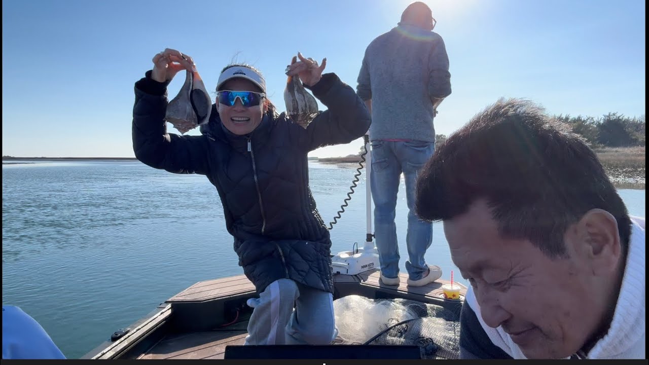 Đi bắt ốc xà cừ (conch shell)ở Wilmington,Mỹ 4-1-2026🎣🐟🎣💪