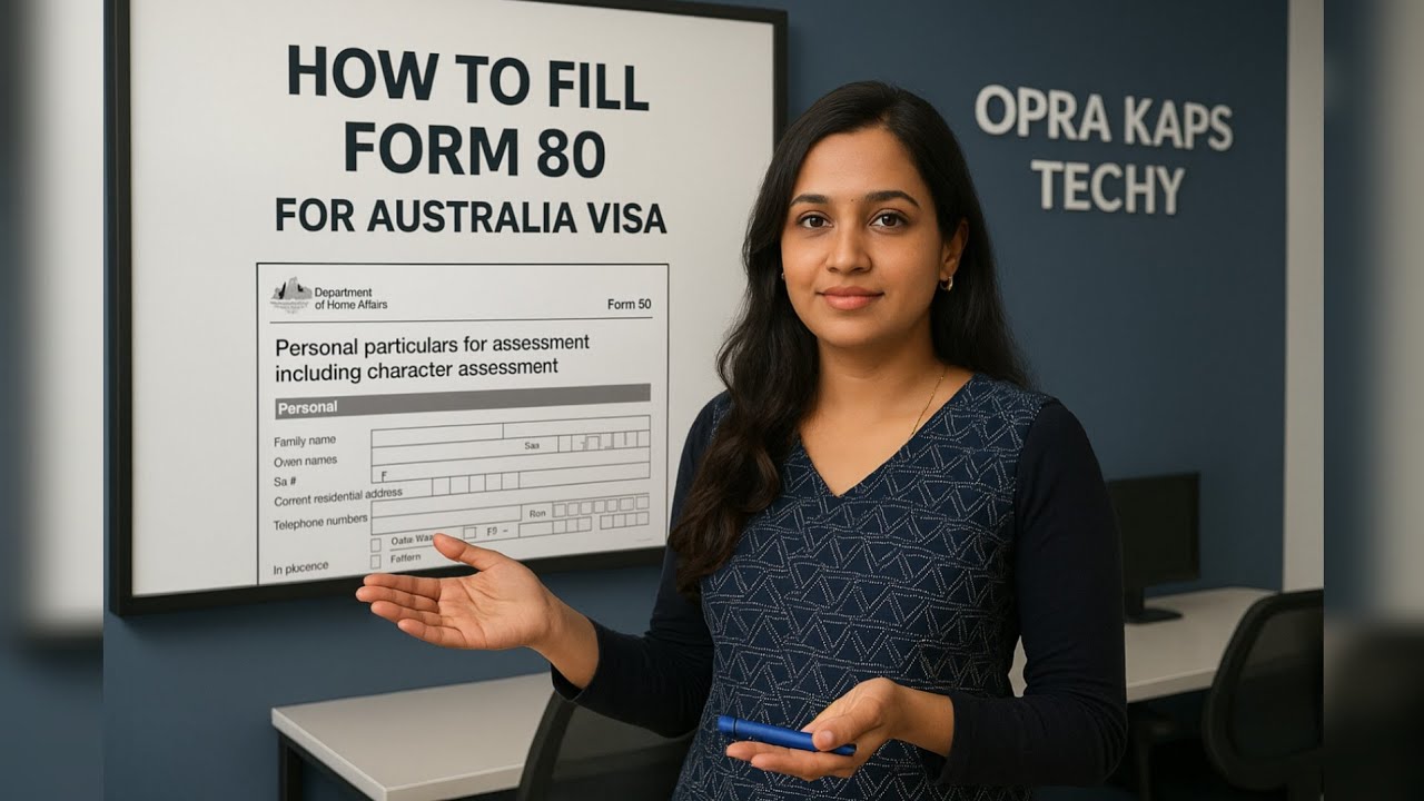 How to Fill Form 80 | Step-by-Step Guide + Doc Link in Description PDF Attached #kapstechy #form80 📝