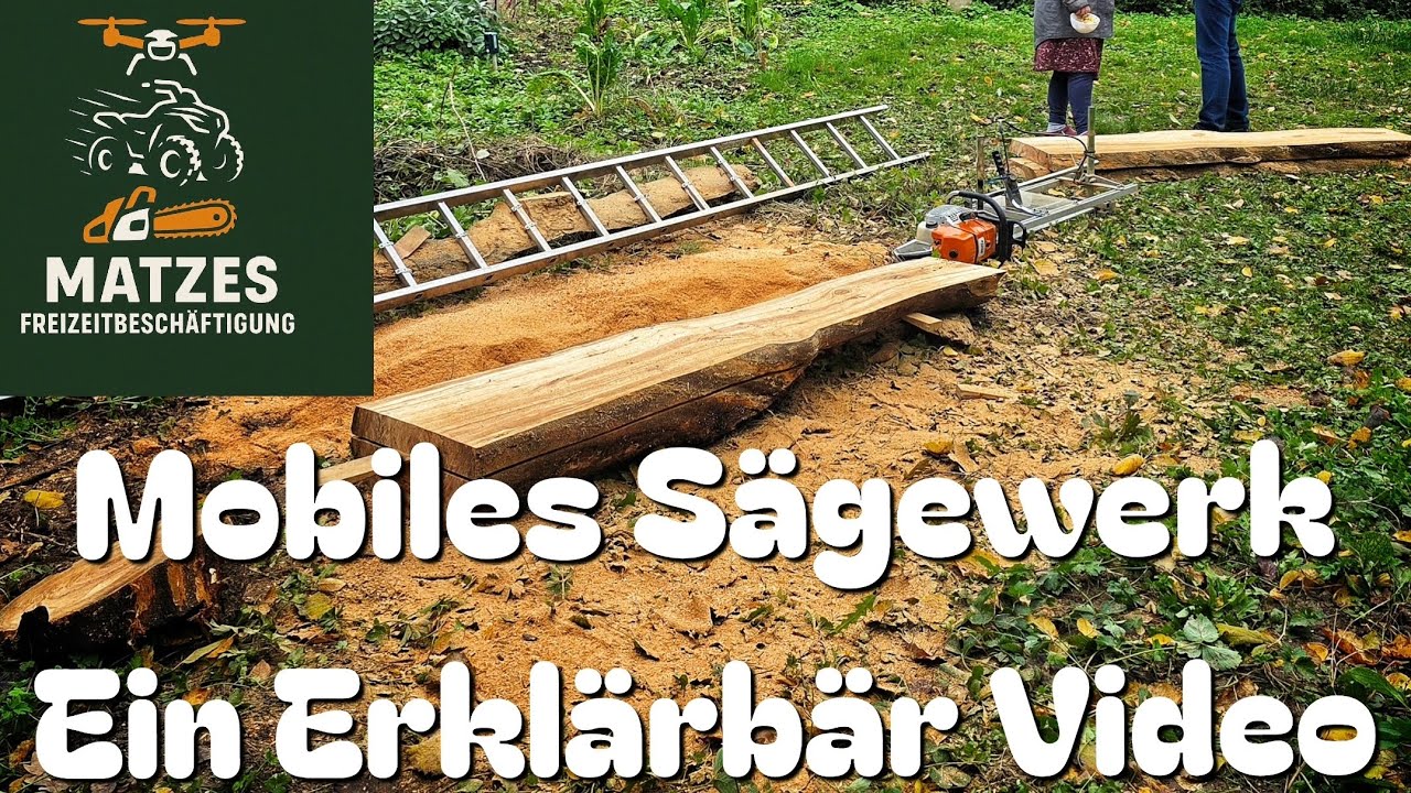 Mobiles Sägewerk, ein Erklärbär Video